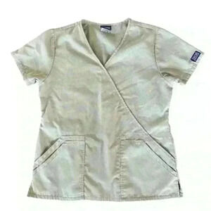 Cherokee Workwear Scrub Top Size Small